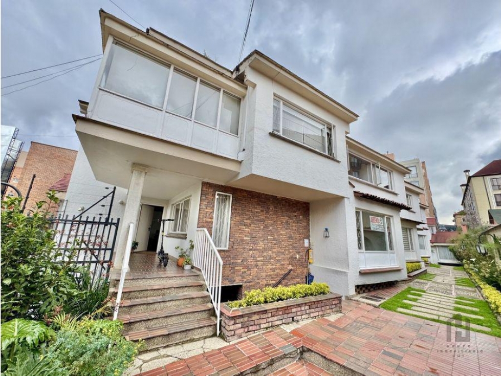 SAN PATRICIO BOGOTÁ CASA EN VENTA 225M2