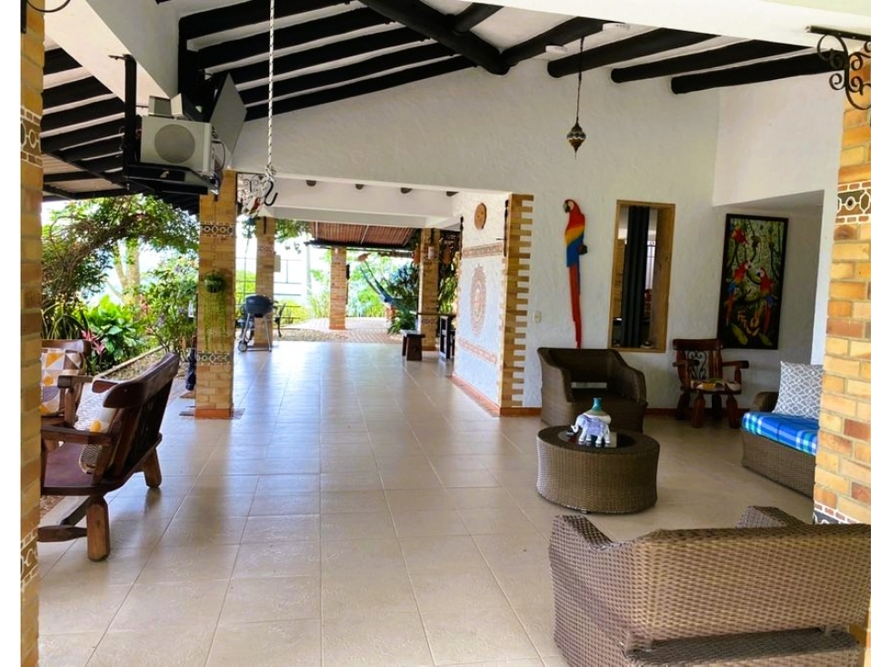 LA VEGA FINCA CON CASA CAMPESTRE EN VENTA 6560M2 - Piscina y Kiosko — foto 5