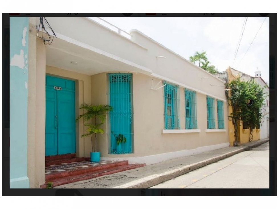 ESPECTACULAR CASA EN EL CENTRO HISTORIO DE SANTA MARTA