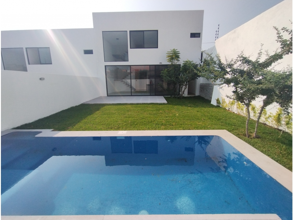 ESTRENA CASA MODERNA DOBLE ALTURA. ROOF GARDEN, ALBERCA Y JARDIN - 4