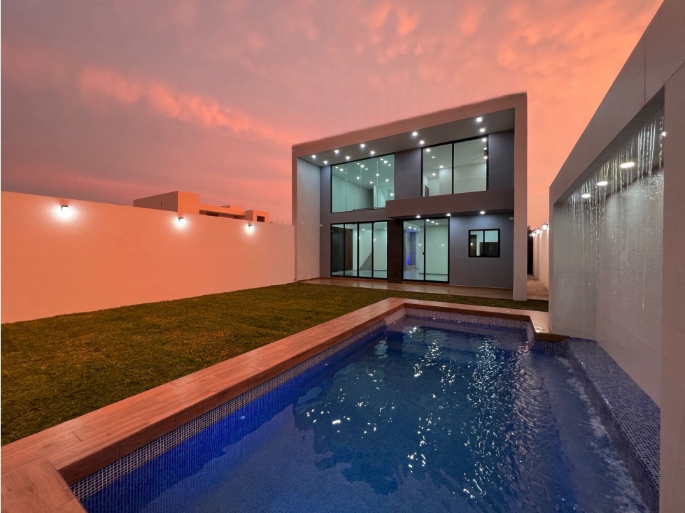 Casa Súper Moderna Estilo Minimalista Acabados de Lujo - 2
