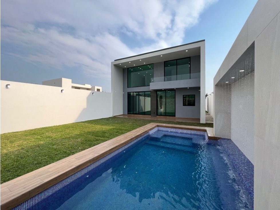 Casa Súper Moderna Estilo Minimalista Acabados de Lujo - 1