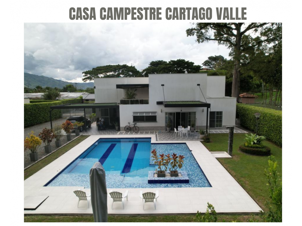 CASA CAMPESTRE EN CONDOMINIO EN CARTAGO VALLE 96 54 0