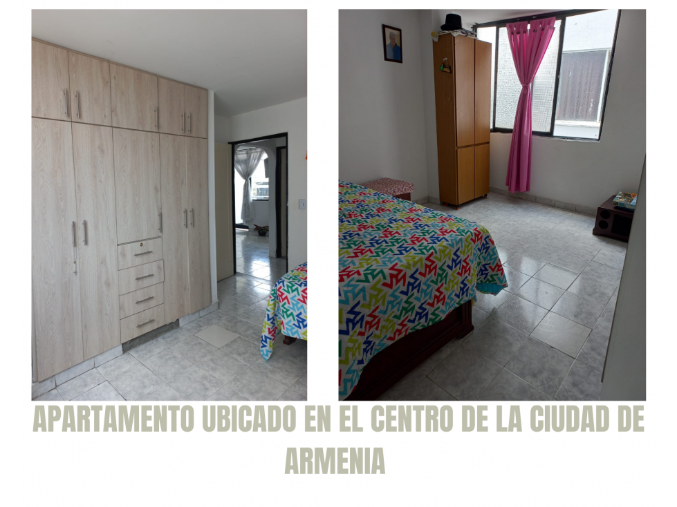APARTAMENTO DE 2 ALCOBAS EN EL CENTRO DE ARMENIA