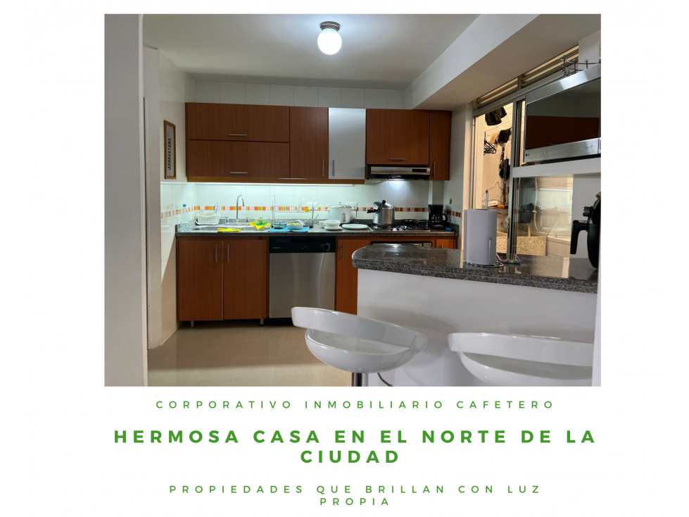 CASA DE 4 HABITACIONES ENEL NORTE DE ARMENIA 2027