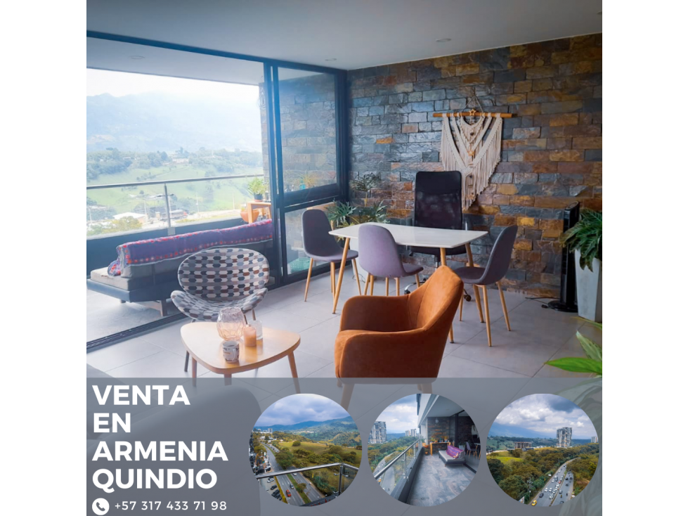 ¡APARTAMENTO DE LUJO EN AV. CENTENARIO, ARMENIA! Â¡IMPERDIBLE! 41266