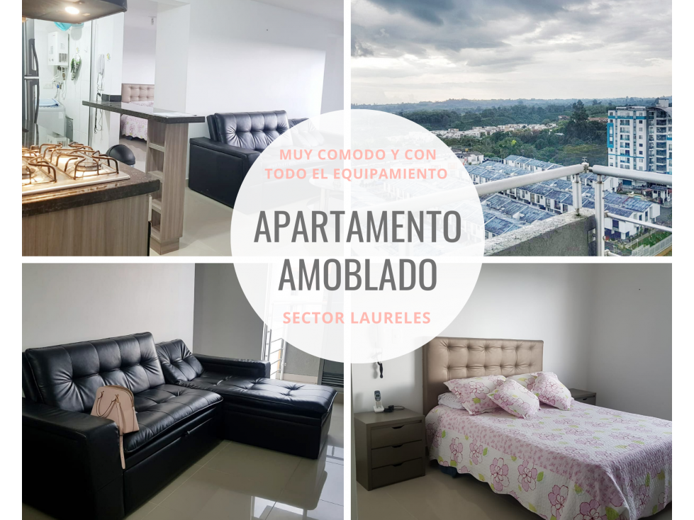 APARTA ESTUDIO AMOBLADO EN BRISAS DE LAURELES RENTA 9505 - 1