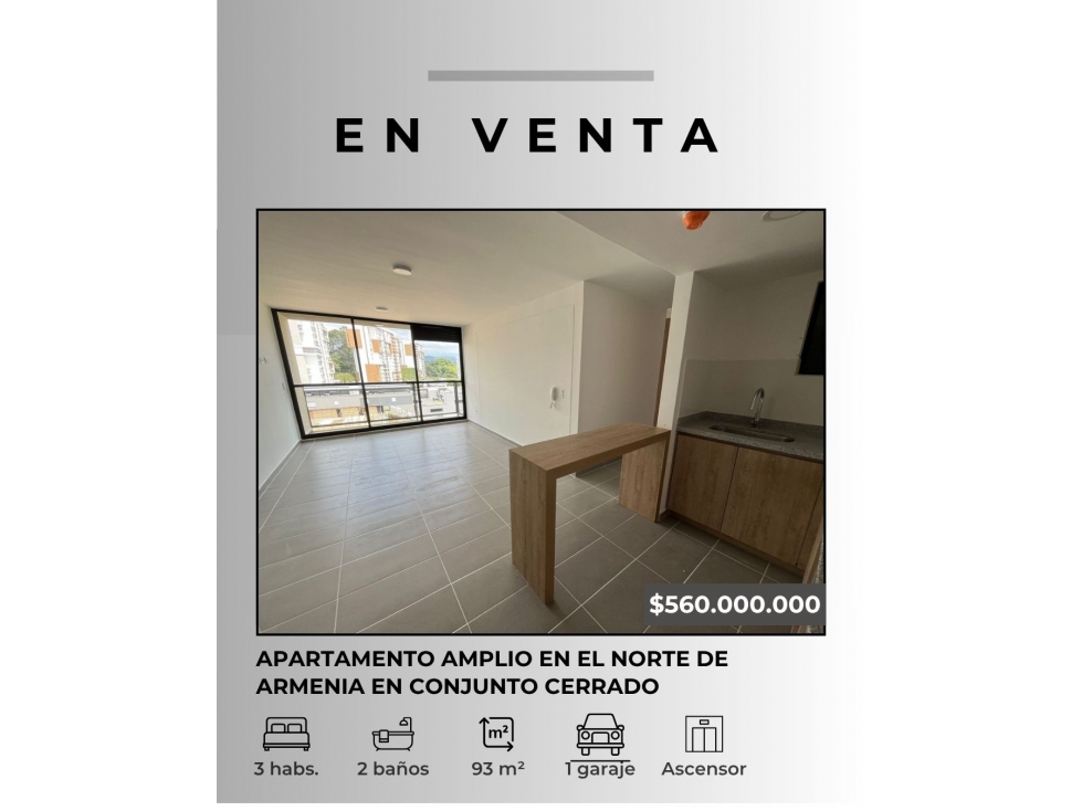 Apartamento en venta avenida centenario