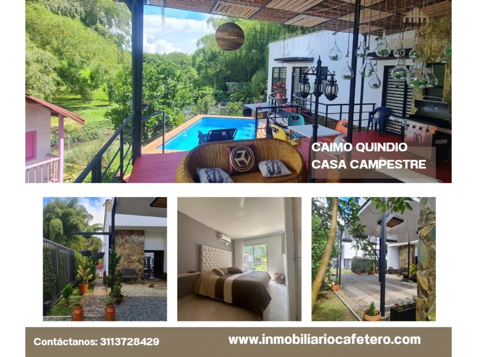 Casa campestre en venta en Armenia (vCAIMO)