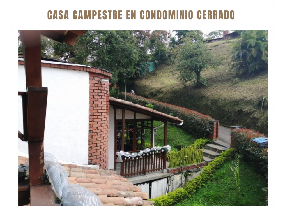 CASA CAMPESTRE EN CONDOMINIO EN CIRCASIA