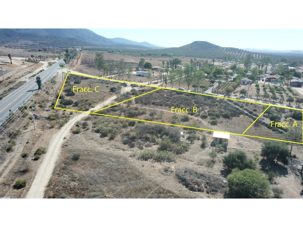 Terreno en Venta en Valle de Guadalupe - Fracción B