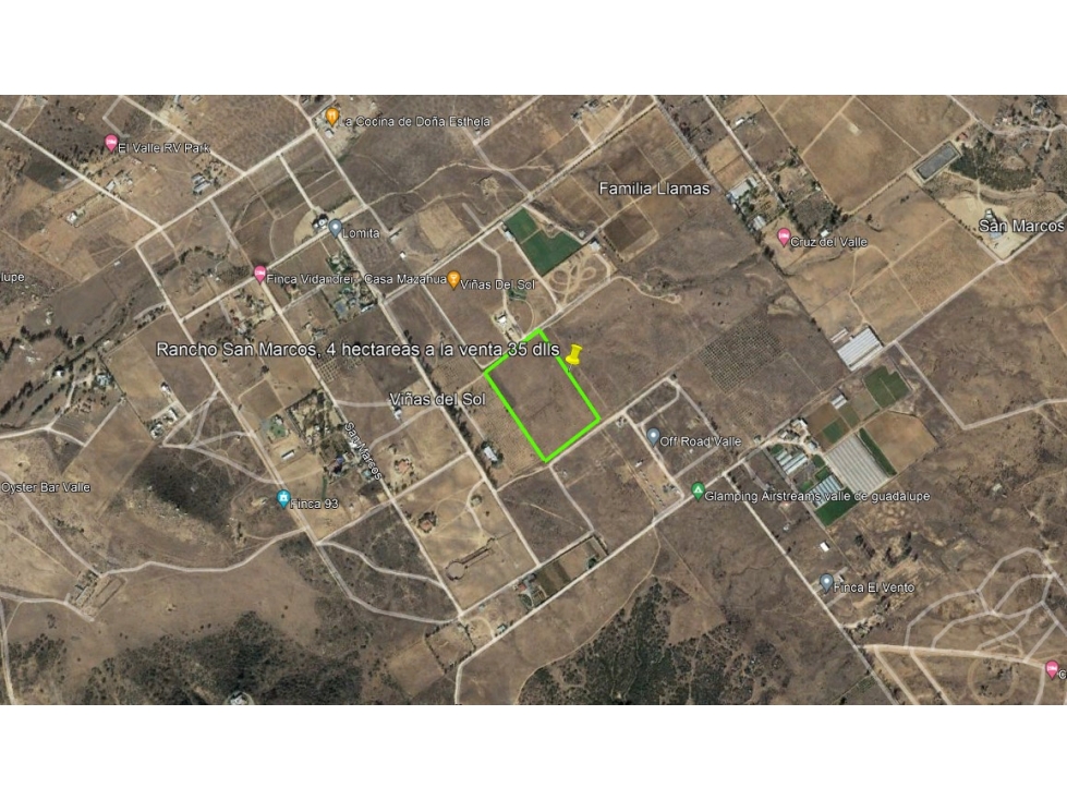 Terreno en Ejido el Porvenir, Valle de Guadalupe