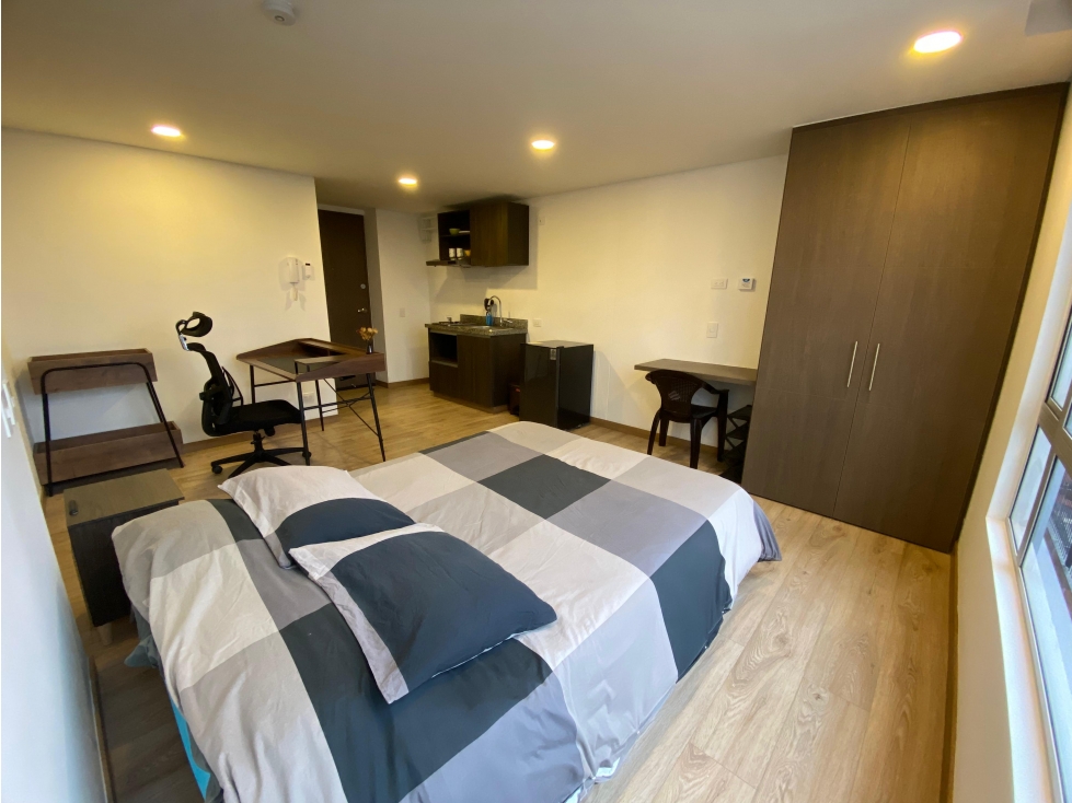 ACOGEDOR APARTAESTUDIO AMOBLADO PALERMO — foto 2