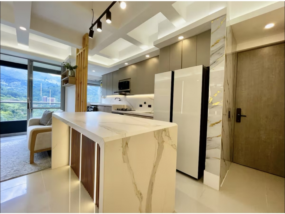 Apartamento de lujo 3 habitaciones con vista verde full amenities