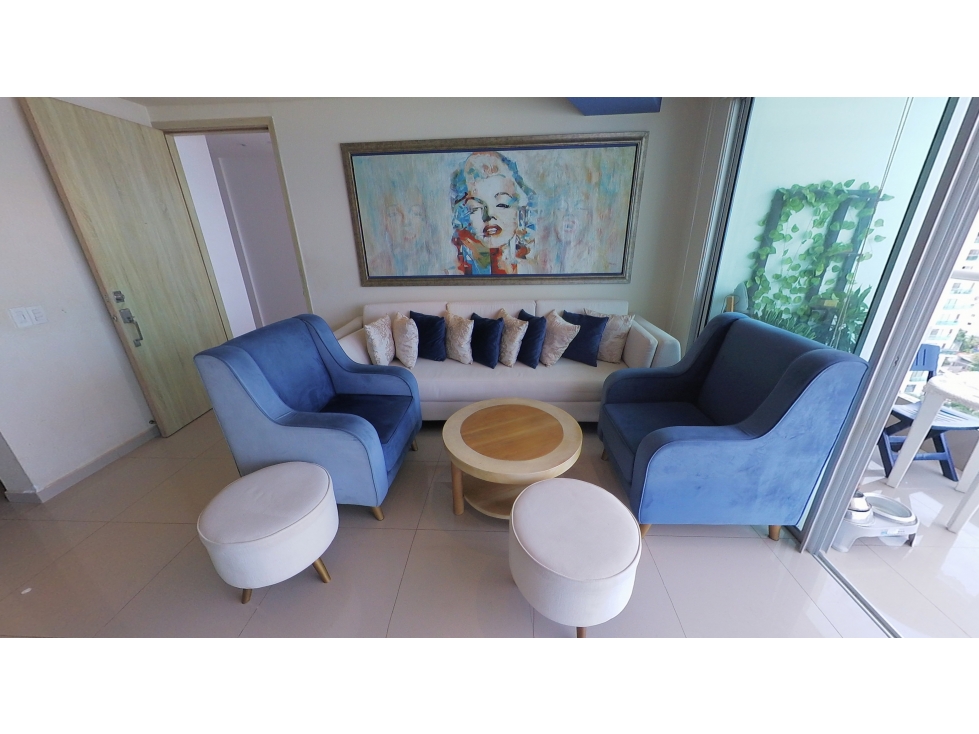 Apartamento hermosa vista Bahía de Cartagena manga piscina gym vista — foto 3