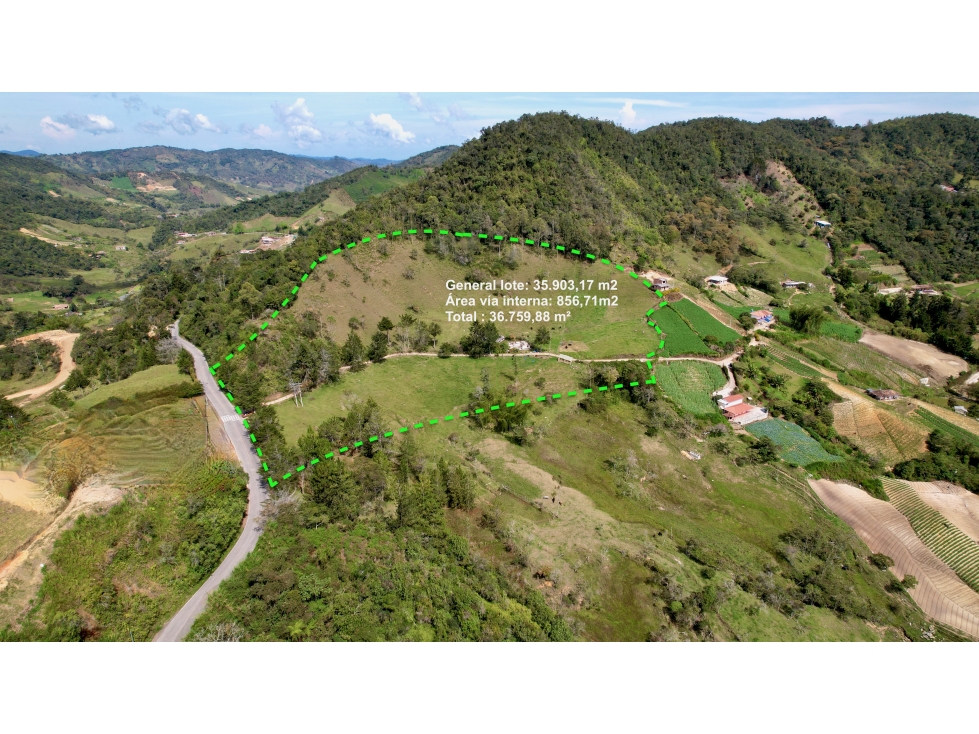 Tierra parcelable de la Autopista Medellín vista cerca autopista