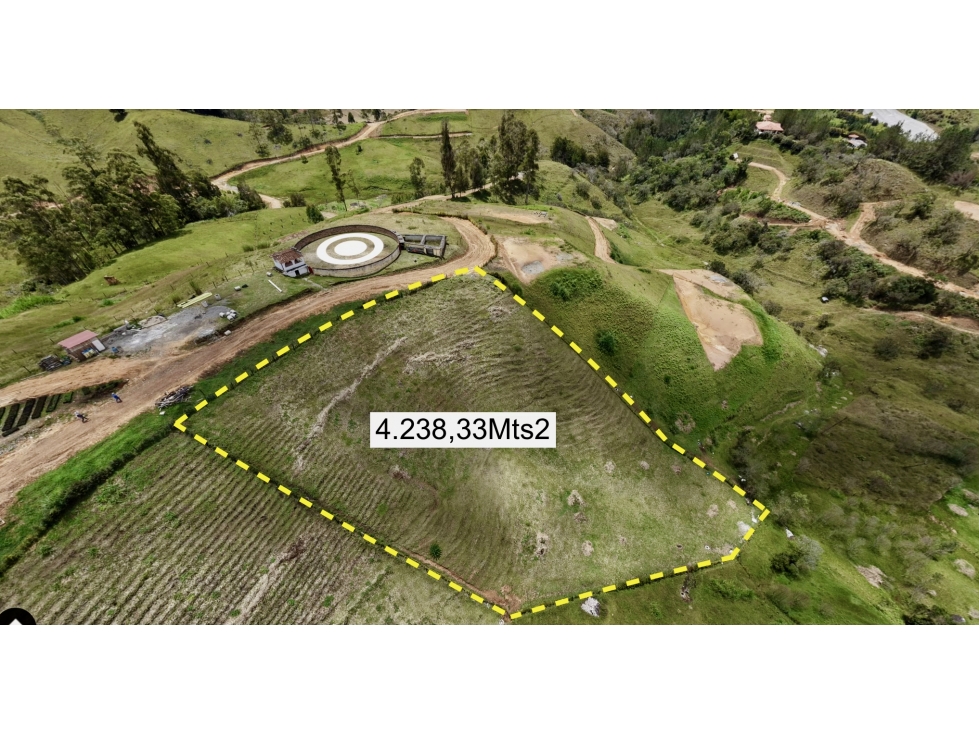 Lote campestre en parcelación alta valorización aplica financiación