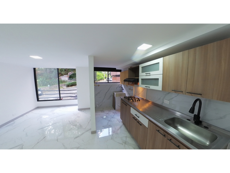 Apartamento en venta El Poblado Loma de san Julián gran terraza