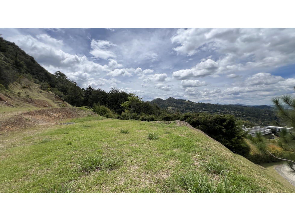 Lote en venta Vista panoramica Llanogrande aeropuerto diseño 2 casas