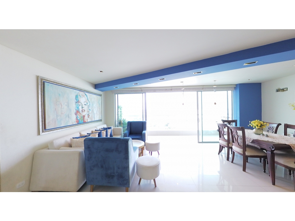 Apartamento hermosa vista Bahía de Cartagena manga piscina gym vista — foto 6