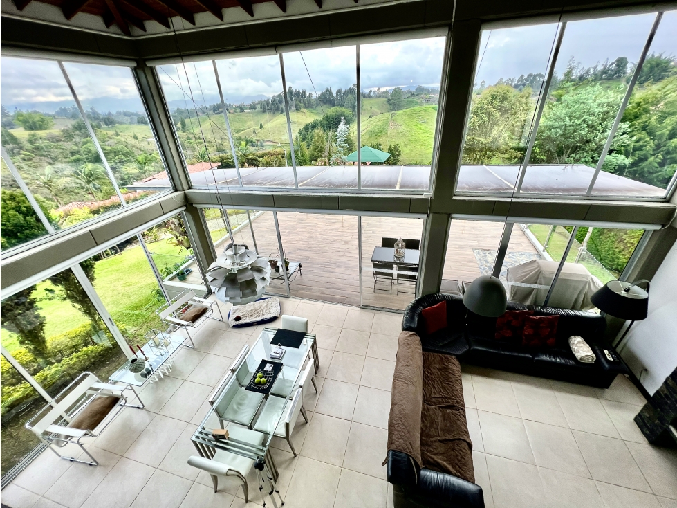 Casa campestre moderna con vista panorámica y cancha de futbol mini - 5