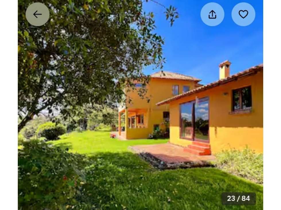 SE VENDE ACOGEDORA FINCA EN EL SECTOR DE RÍO FRIO EN ZIPAQUIRÁ - 1