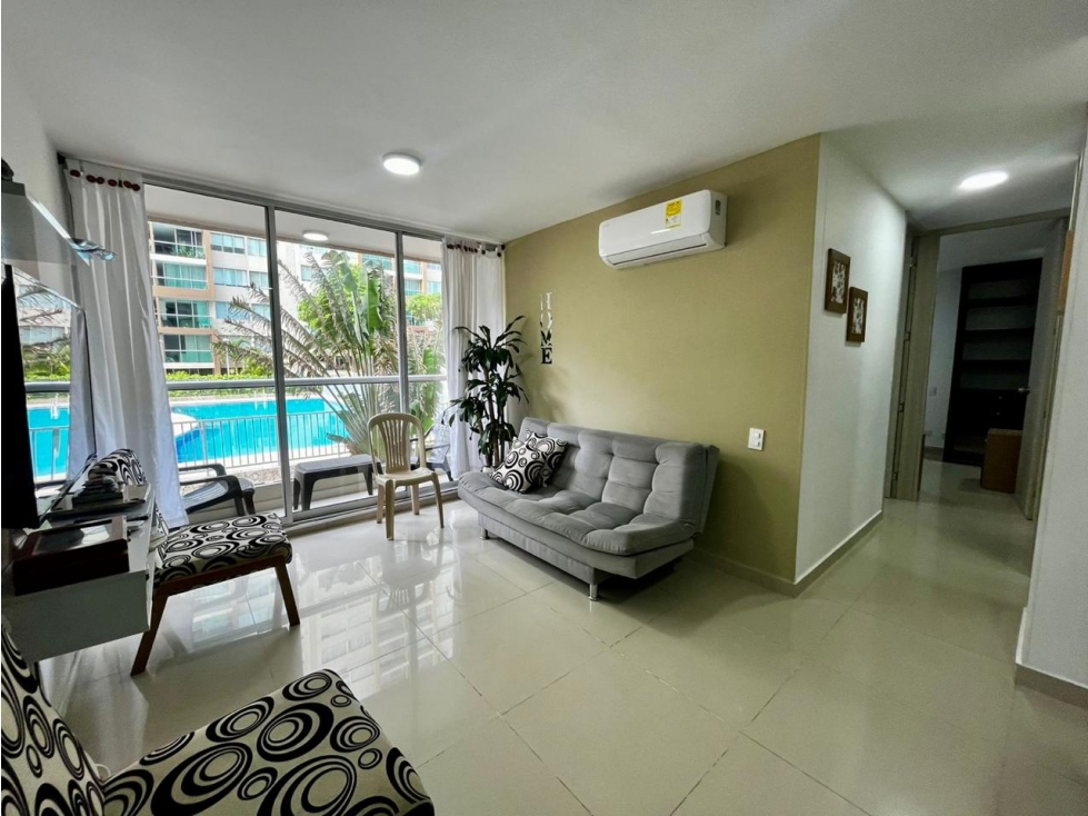 ARRIENDO APARTAMENTO AMOBLADO MIRAMAR 3 - 6 MESES
