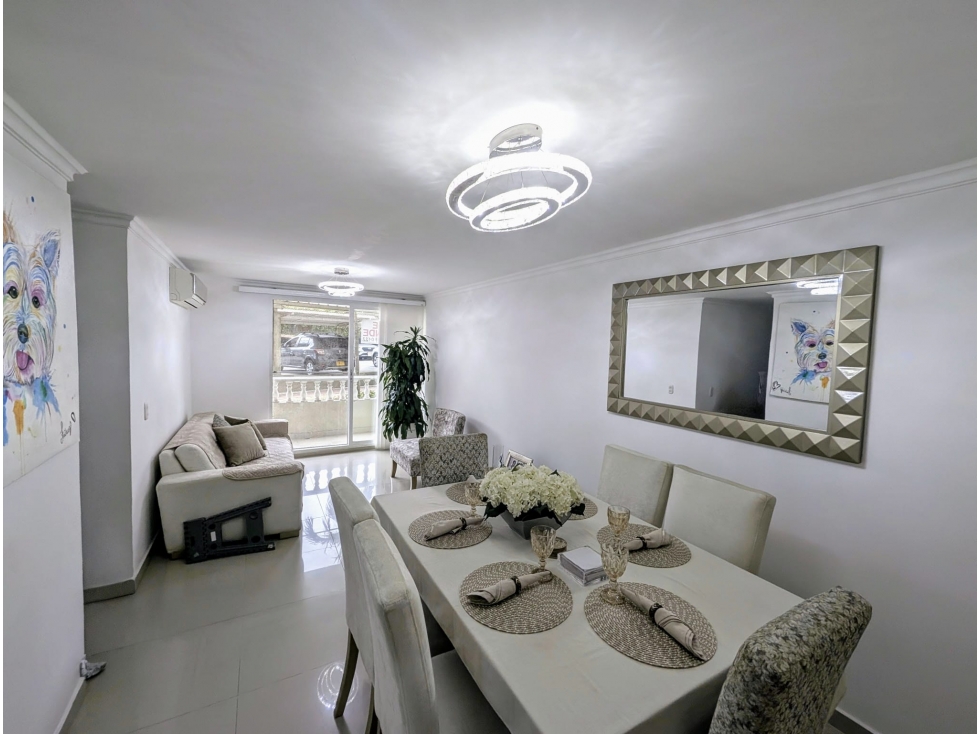 SE VENDE APARTAMENTO REMODELADO EN MIRAMAR 1 PISO