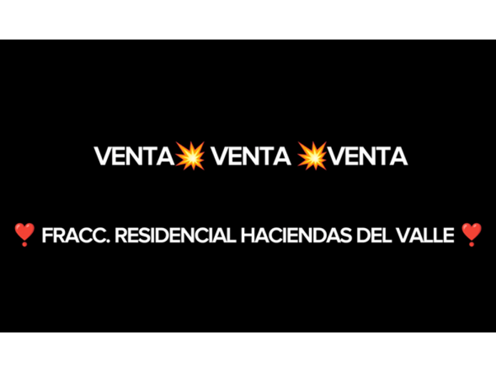 RESIDENCIAL HACIENDAS DEL VALLE ... VENTA - VENTA - VENTA !!! - 1