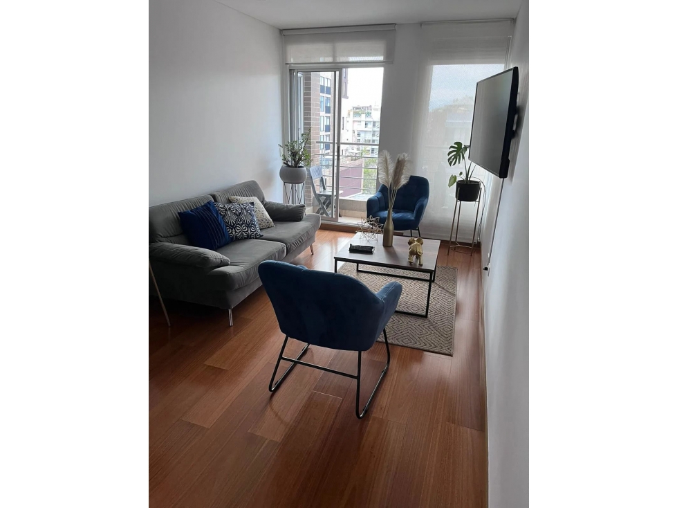 LINDO APARTAMENTO EN ARRIENDO SANTA PAULA 64MT2, 1HAB, 2B, 2P — foto 2