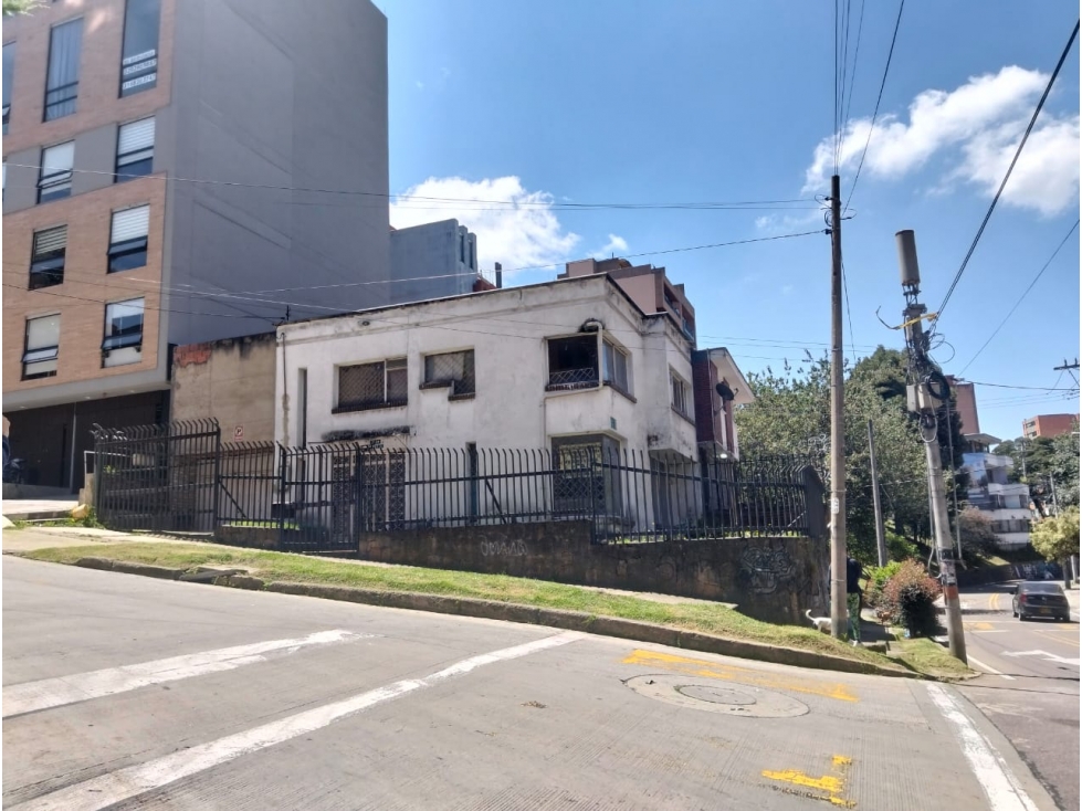 CASA LOTE/ CHAPINERO ALTO 300MTS