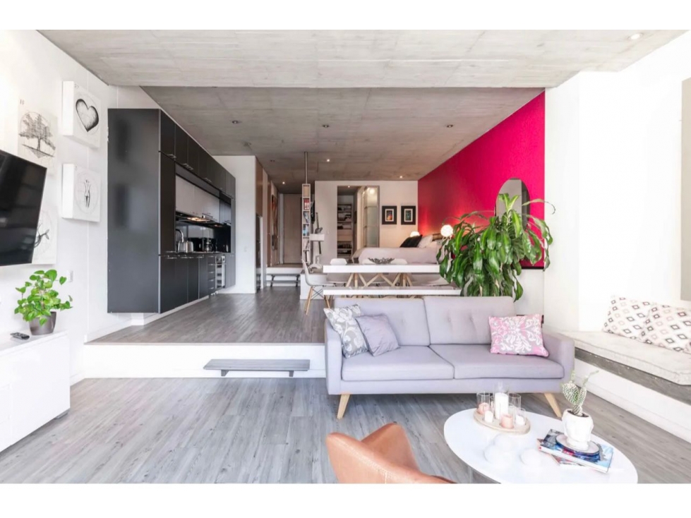 Espectacular Loft amoblado en arriendo Chico Reservado