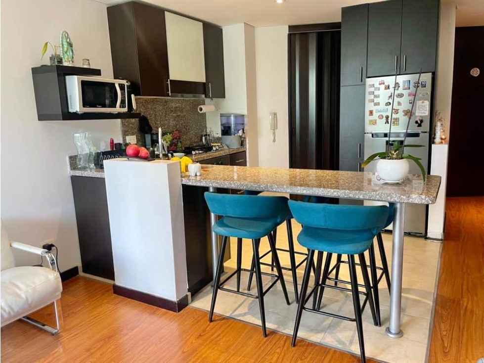 APARTAMENTO EN ARRIENDO SANTA BARBARA CENTRAL 65MT2. 1HAB, 2B, 1P