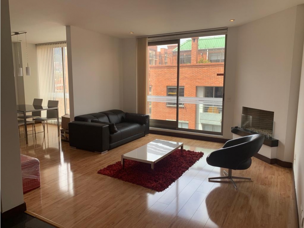 HERMOSO APARTAMENTO AMOBLADO - CHICO NORTE 120MT2