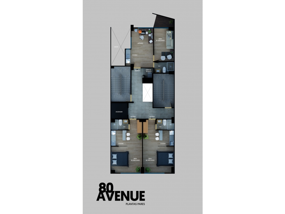 VENDO EDIFICIO APARTAESTUDIOS EN PLANOS CON REGLAMENTACION HOTELERA