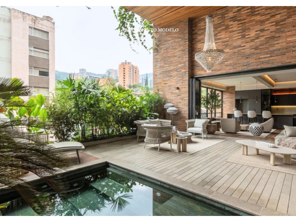 El Privilegio de Vivir en Las Lomas (Poblado) en este apartamento