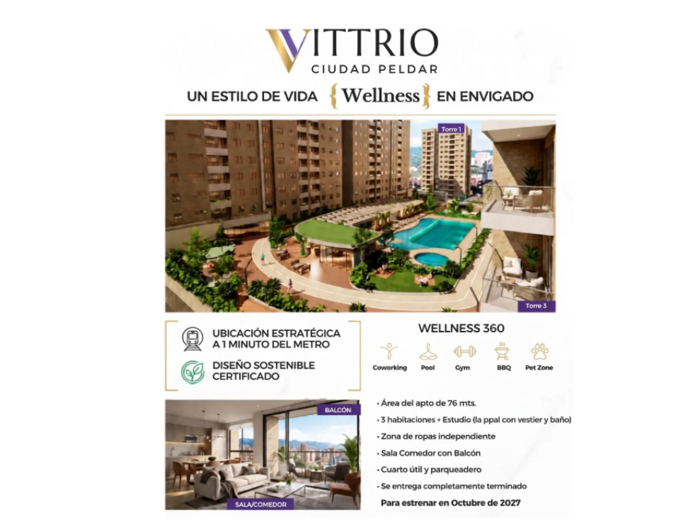 SE VENDE CESION DE DERECHOS DE APARTAMENTO EN CIUDAD PELDAR