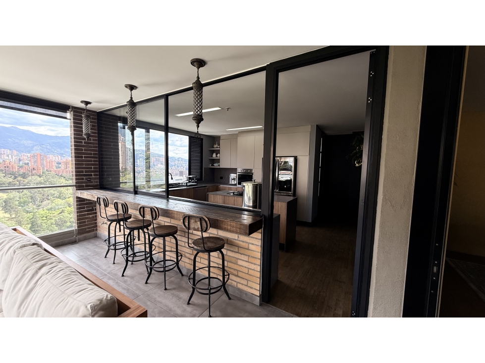 Apartamento Los Balsos | 330 m² | 3 alcobas | vista panorámica ciudad — foto 3