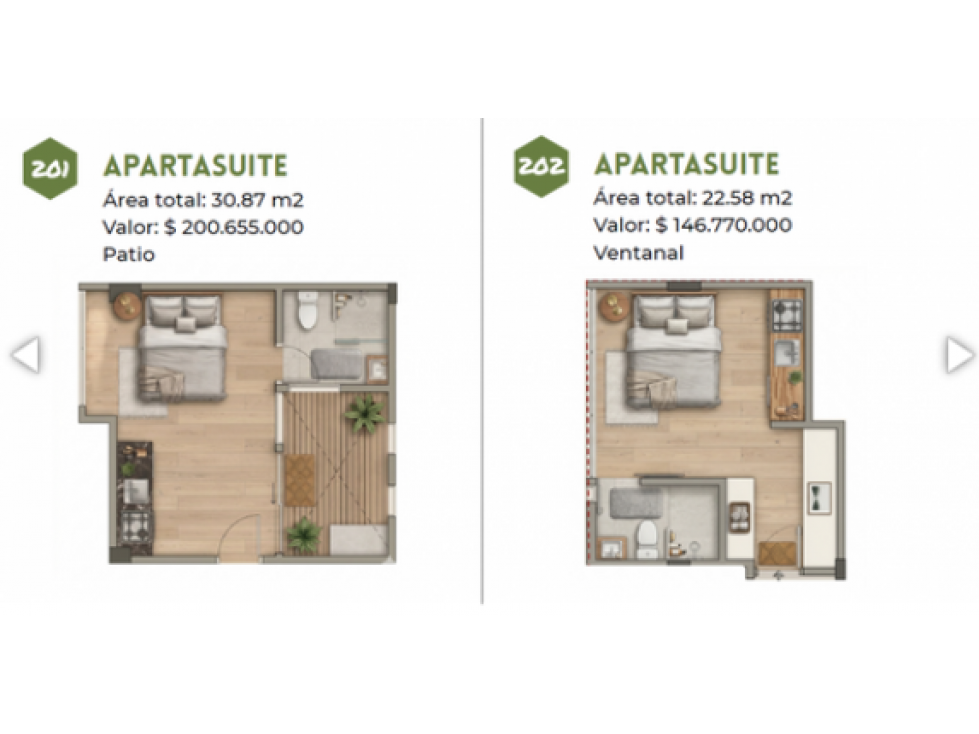 APARTAMENTOS Y APARTASUITES BIEN UBICADOS PARA LA VENTA EN CALDAS — foto 2