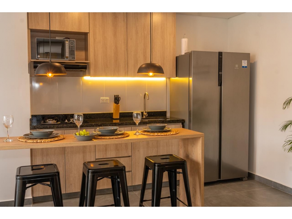 SE VENDE APARTAMENTO AMOBLADO EN SABANETA WF — foto 2