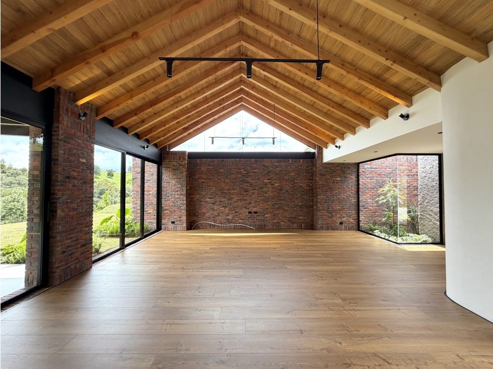 Espectacular y moderna casa campestre de un solo nivel en el Retiro — foto 4