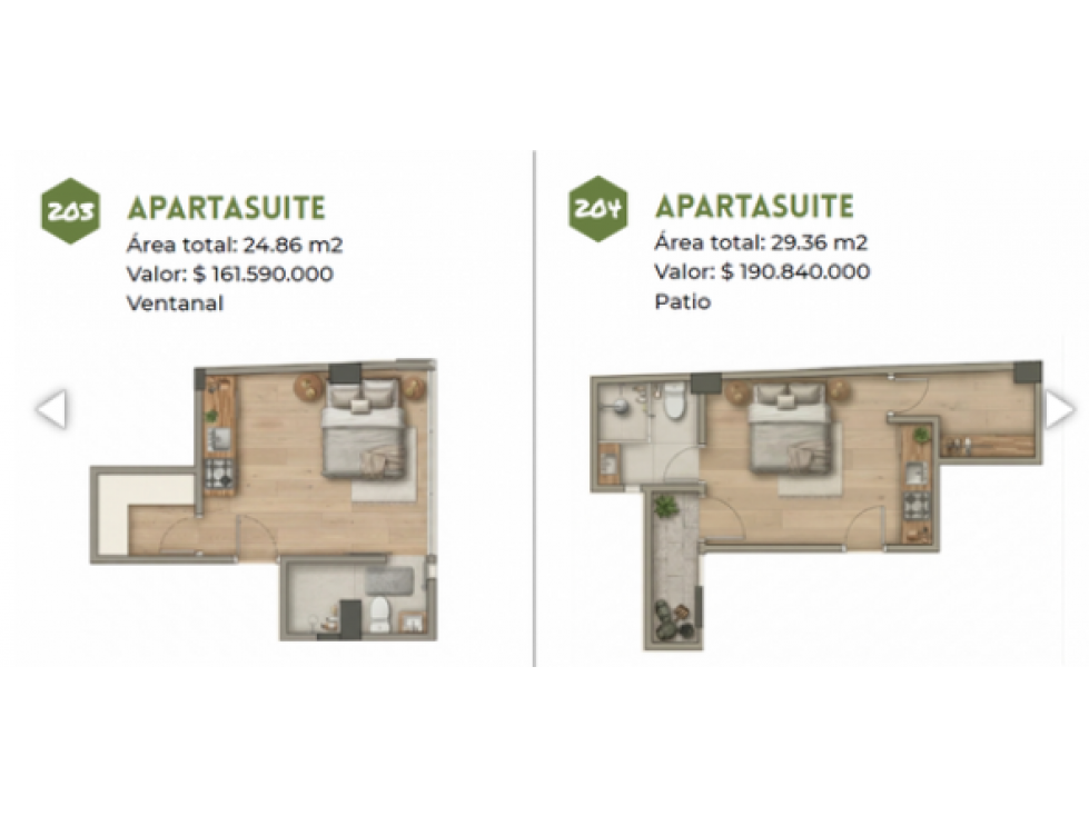 APARTAMENTOS Y APARTASUITES BIEN UBICADOS PARA LA VENTA EN CALDAS — foto 3