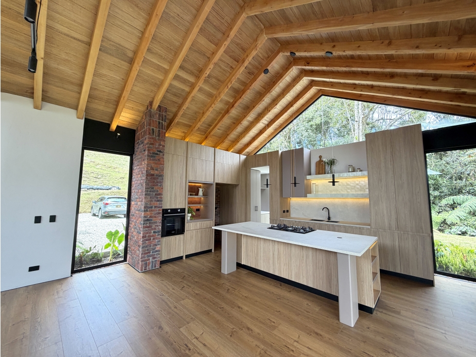Espectacular y moderna casa campestre de un solo nivel en el Retiro — foto 5