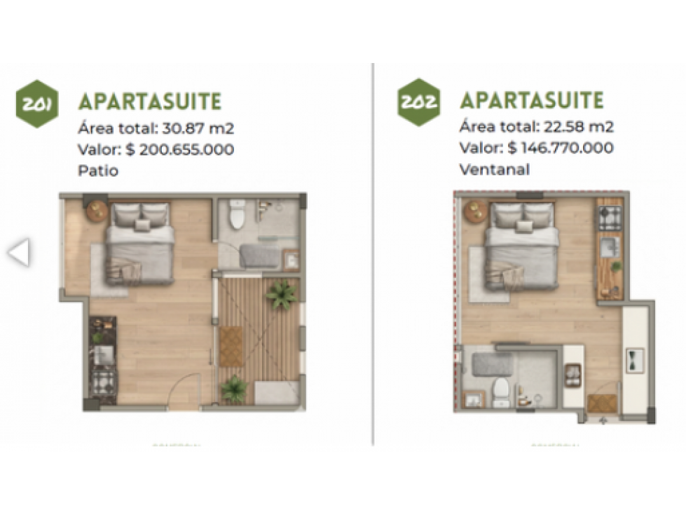 APARTAMENTOS Y APARTASUITES BIEN UBICADOS PARA LA VENTA EN CALDAS — foto 4