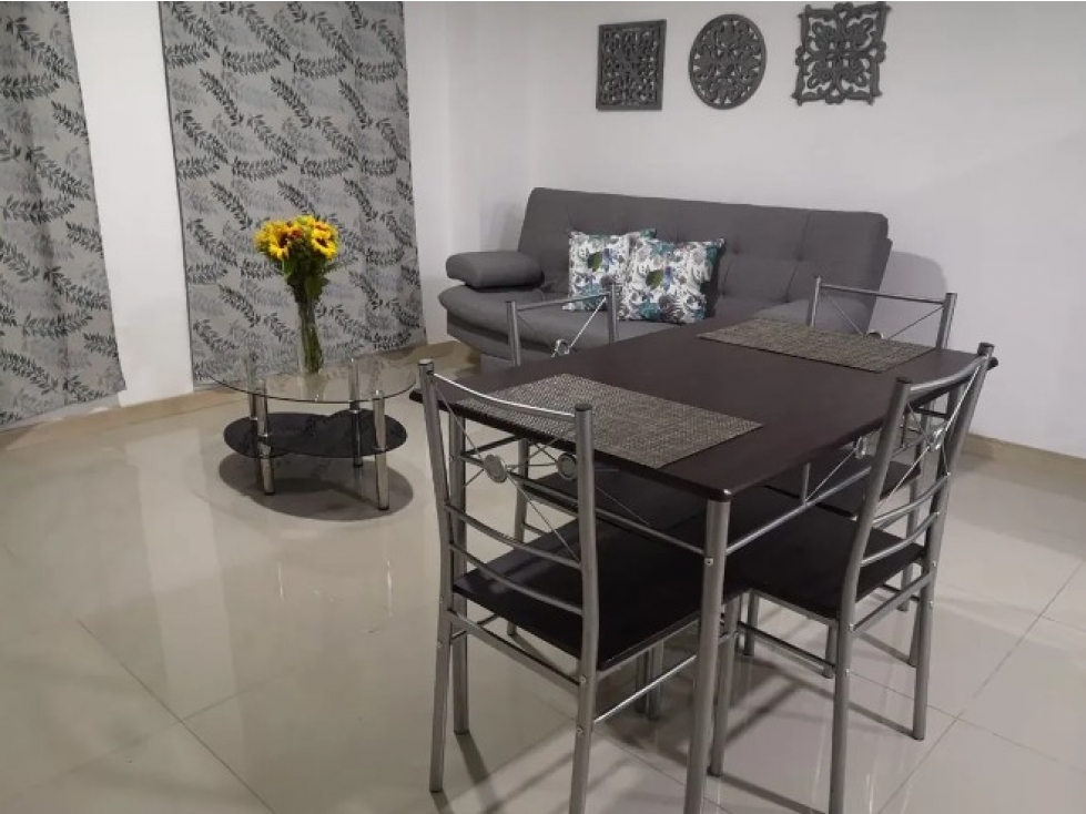 VENTA DE APARTAMENTO AMOBLADO EN CALASANZ PARTE BAJA