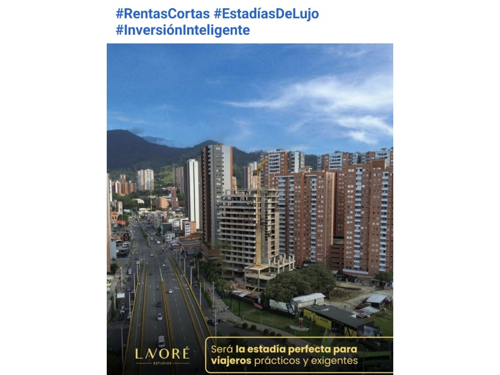 APARTALOFT EN VENTA SABANETA UNIDAD RENTAS CORTAS