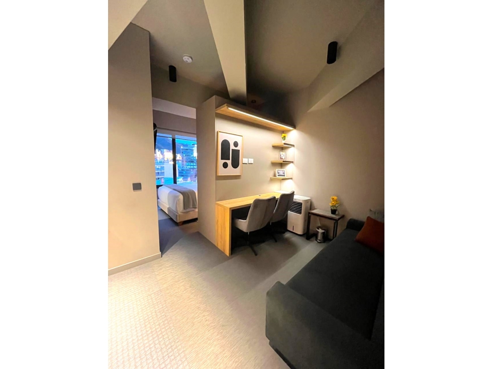 ARRIENDO APARTAESTUDIO LUXURY EN BOGOTA CHICO FULL AMOBLADO — foto 3