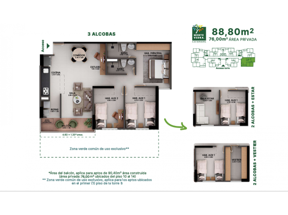 Cesión de derechos Apartamento en Montevedra, Cerrito — foto 6