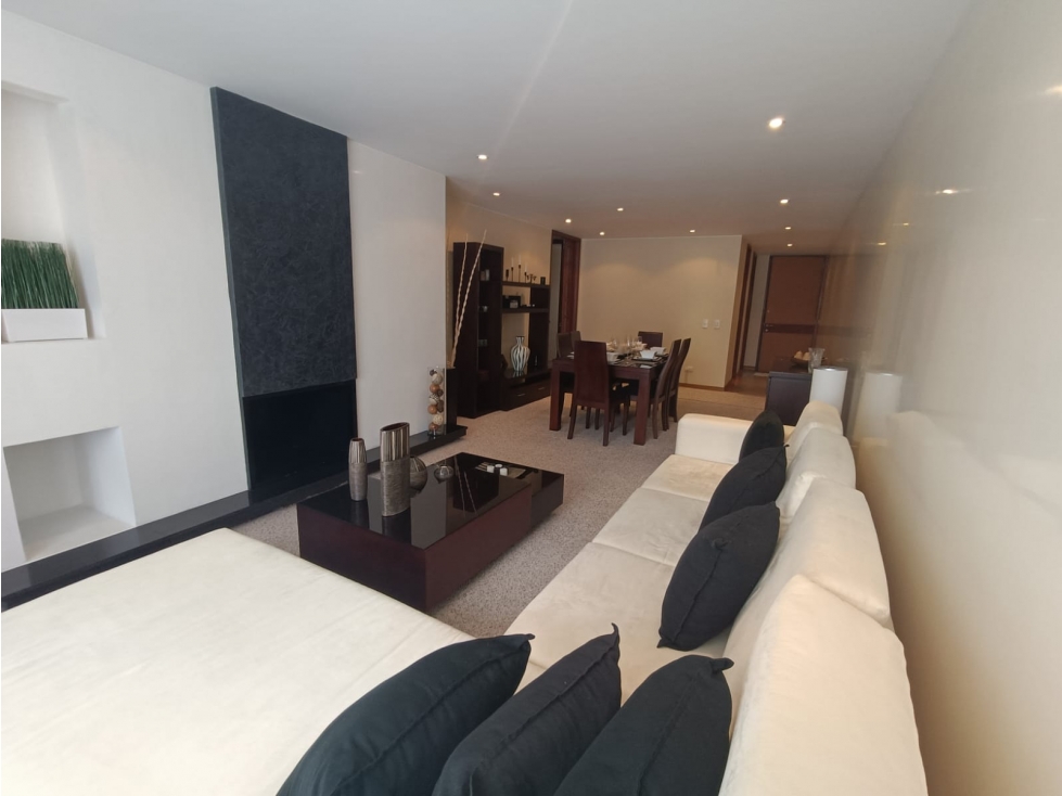 ARRIENDO AMOBLADO APTO STA BARBARA 125 M2 $7.000.000 CON ADMIN