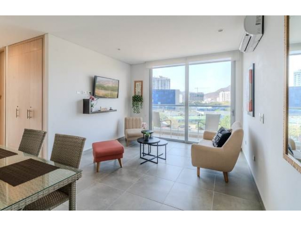 VENDO APTO. AMOBLADO STA. MARTA - P. SALGUERO - 78 M2 - 2H - $740 MILL — foto 3